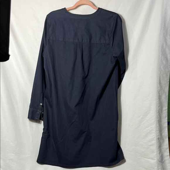 J. Jill Blue Midi Dress Elegant Style - Picture 3 of 6